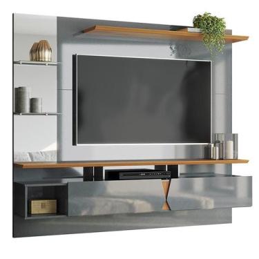 Imagem de Painel Para TV 55 Polegadas Intense 1.8 Lukaliam Cinza Perolizado/Taua