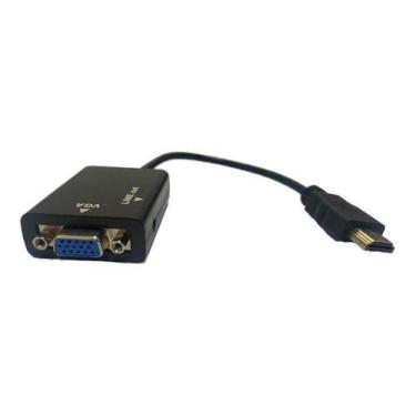 Imagem de Cabo Adaptador Conversor Hdmi Para Vga Com Saída P2 De Áudio - VIL