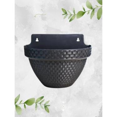 Imagem de Vaso de parede meia lua rattan terracota 03 litros - N.variedades, Pre