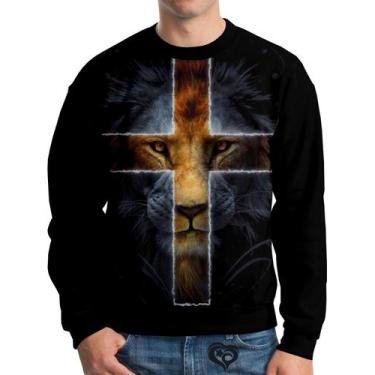 Imagem de Moletom Jesus Gospel Criativa Adulto UNISSEX Roupas blusa - Alemark, P