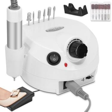Imagem de 127 V Motor de Unha, Lixa de Unha Eletrica, 127V, Lixa Eletrica para Unhas, Lixadeira de Unha, Motor Porquinho, Lixadeira Motor Elétrica Unha Profissional com Pedal para Unhas Nail Drill Profissional