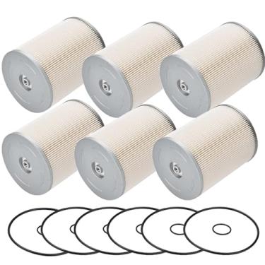 Imagem de DHAZIR Fs19915 Filtro de Combustível Separador de Água Substituir A4720921205 P551011 Pf9804 86655 33655 L9915F Cs11122 Compatível com Cummins Isx15 X15 Detroit Diesel Dd13 Dd15 Dd (6 Peças)