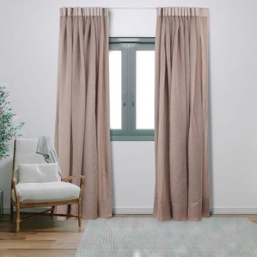 Imagem de Cortina em Tecido Voil Beline - Trilho Suíço Prega Aberta - Mônica Cor