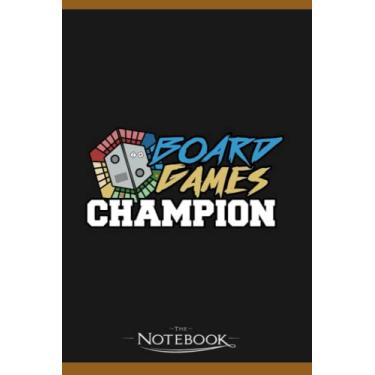 Imagem de Notebook: Board Games Champion: JOURNAL NOTEBOOK 6 x 9 Inches 120 pages | Perfect Gifts For All Ages