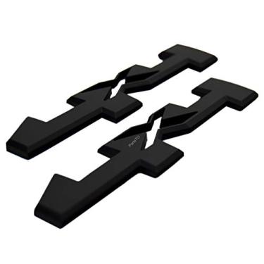 Imagem de PartsTo Emblema de decalque 4x4 com adesivo para Chevrolet Chevy Colorado Silverado 1500 2500 3500 GMC Canyon Sierra SUV Truck Tailgate Fender