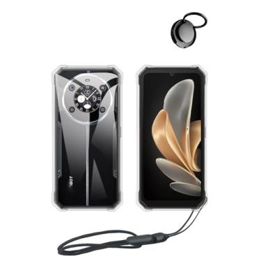 Imagem de WUNIAK Capa para smartphone FOSSiBOT F109 5G robusto com tela dupla 2024, fina, leve, à prova de arranhões, proteção durável de borracha de silicone transparente TPU (transparente).