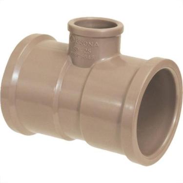Imagem de Tee Marrom Krona Liso Liso Liso Reducao 110Mmx60Mm 872
