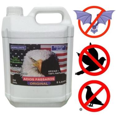 Imagem de Repelente Atóxico Pombo Pardal Morcego Maritaca Gavião 5l - Decore Fác