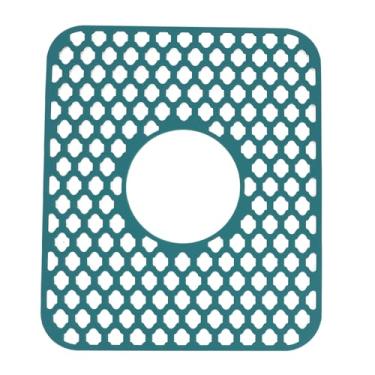 Imagem de Protetor de Pia de Silicone, Resistentes de Calor Não-deslizamento do Revestimento da Pia da Cozinha, Tapete de Secagem de Prato Dobrável para Pia de Porcelana Inoxidável Com