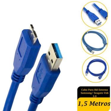 Imagem de Cabo Para Hd Externo Samsung/ Seagate Usb 3.0 1,5 Metros - Altomex