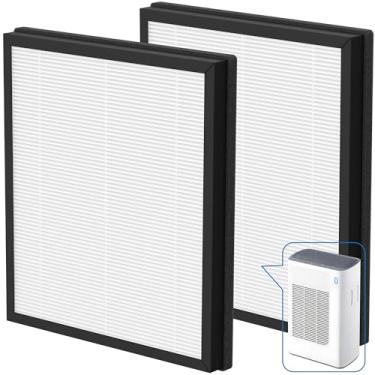 Imagem de Harebery Pacote com 2 filtros de substituição T356, compatível com purificador Trucozie T356, combinado com filtro HEPA e filtro de carbono, versão original