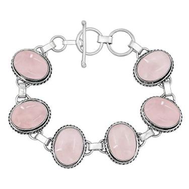 Imagem de Pulseira boêmia de pedras naturais em forma de marquise estilo marquise de 47,55 quilates para mulheres, pulseira de pedra do mês de nascimento feita à mão para mulheres, joias presentes para sua