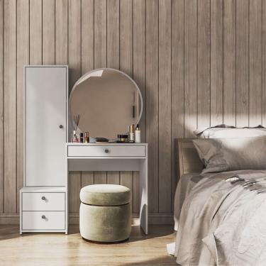 Imagem de Penteadeira 1 Porta 3 Gavetas Miami