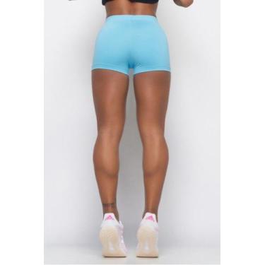 Imagem de Short feminino suplex curto liso academia/passeio/caminhada casual - V