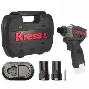Imagem de Parafusadeira de Impacto 1/4" 12V KUB50.2 Brushless - KRESS