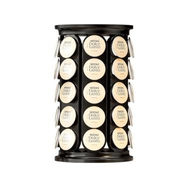 Imagem de CARONIN Organizador de carrossel de armazenamento de cápsulas de café para 40 cápsulas Keurig K-Cup (preto)