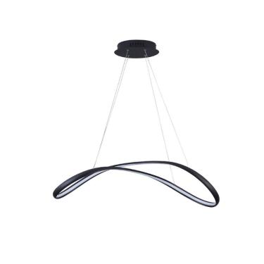 Imagem de Pendente Zig 1x35w 3000k 1800 Lúmens Tp002b Tp002b Bella Iluminação Preto/branco