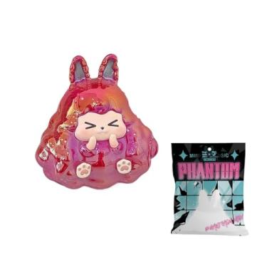Imagem de Aven Rabbit Kiki Phantom Mini Series Blind Box Figuras de ação Caixa Misteriosa Brinquedos Aleatórios Presente de Aniversário Brinquedo Colecionável de Natal para Ornamentos de Mesa, 1 peça
