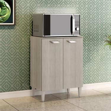 Imagem de Balcão Multiuso Microondas 2portas Celta Elmo/elmo Hr Móveis