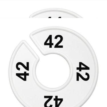 Imagem de Separador Para Cabide, Transparente Com Impressão  Tamanho 42 - Centra