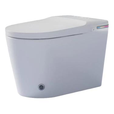 Imagem de Vaso Sanitário Inteligente de Luxo Lemon Decor  Tampa Automática, Bidê