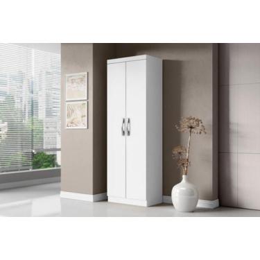 Imagem de Armário Multiuso Com 2 Portas New Branco  - Aramóveis, Branco