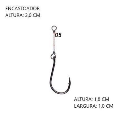 Imagem de Anzol chinu encastoado com 10 unidades - Maruri, 1 unidade