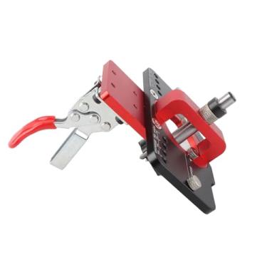 Imagem de aqxreight Gabinete de Dobradiça Kit de Broca de Perfuração Dobradiça de Porta para o Conjunto de Brocas para a Madeira Goreira Jighing Jighole Drill GUI GUI Abertura. Extenso T