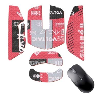 Imagem de NOUKAJU Fita aderente para mouse Lamzu Atlantis Mini 4K sem fio para jogos, fita antiderrapante para mouse, kit de atualização de mouse profissional pré-cortado resistente ao suor autoadesivo