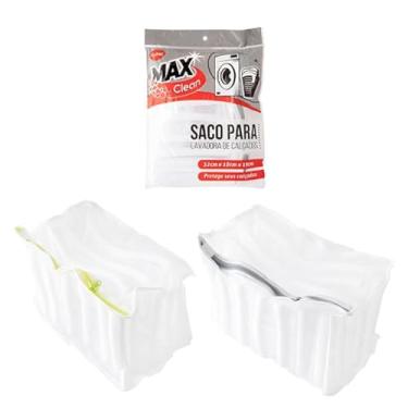 Imagem de 5 Sacos de Lavar Tênis Até No. 44 Multiuso, com Espuma de Proteção, Zíper, 32 x 19 cm, Compatível Com Lavadora e Tanquinho, Mantém Peças Limpas e Preservadas