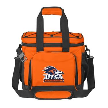Imagem de Logo Brands NCAA UTSA Roadrunners Flex 24 latas Cooler – Forro selado a quente à prova de vazamento, abridor de garrafa embutido, alça de ombro ajustável - Ótimo para portas traseiras e piqueniques