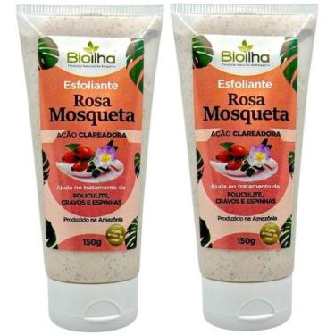 Imagem de Kit 2 Esfoliante Clareador de Rosa Mosqueta - Clareia Manchas, Trata A