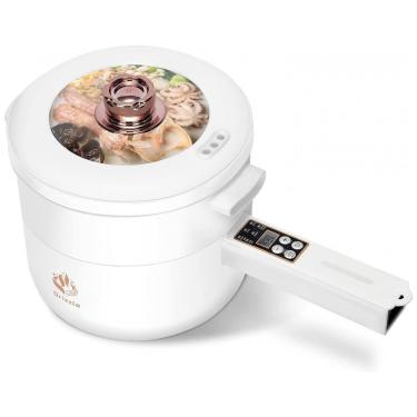 Imagem de Panela Elétrica Multifuncional a Vapor 1,8 Litros com Visor Digital, 700W 110V, Drizzle, Branca