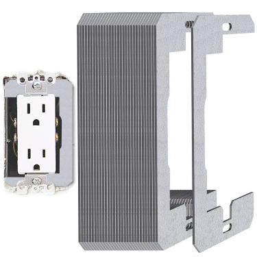 Imagem de Espaçador de placa de parede DECOHS 30 unidades de metal Flush Fit Niveling
