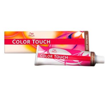 Imagem de Tonalizante Color Touch Wella Louro Médio Marrom 7/7 com 60g