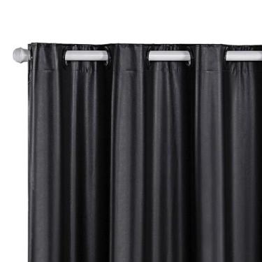 Imagem de Cortina Folha Blackout PVC 1,40m x 1,60m Uma Parte Bloqueia Luz Sala Q