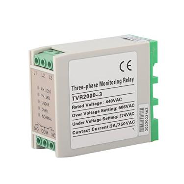 Imagem de Proteção de Fase Reversa, Relé de Fonte de Alimentação Trifásica TVR2000 3 Protetor de Sequência de Fase de Tensão para Relés de Monitoramento Industrial e Atual