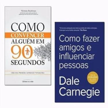Imagem de Como Fazer Amigos E Influenciar Pessoas, Como Convencer Alguem Em 90 Segundos Kit
