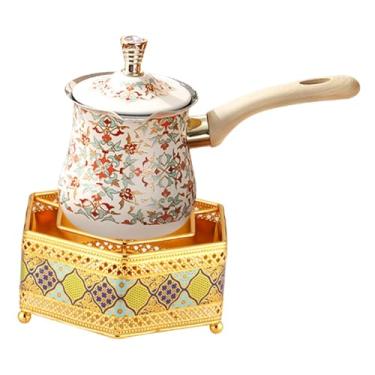 Imagem de Ｂｅｓｇａ Cafeteira turca para derreter manteiga e chocolate, cafeteira para fogão, espumador, panela para aquecimento para bar e escritório, 900ml