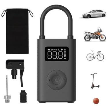 Imagem de Xiaomi Compressor de ar elétrico portátil, inflador de pneu de 150 PSI para carro, scooter, pneus de bicicleta e bolas - Sem fio com detecção de pressão digital