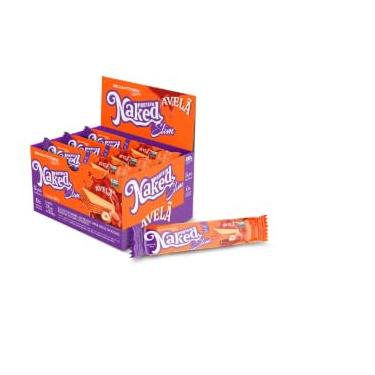 Imagem de Naked Protein Slim Avelã Cx com 12 unidades de 25g