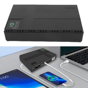 Imagem de Asixxsix Bateria de reserva UPS, fonte de alimentação de bateria de reserva de 18W e 10400 mAh com saída DC USB LAN POE,mini fonte de alimentação ininterrupta para roteadores,modems (US)