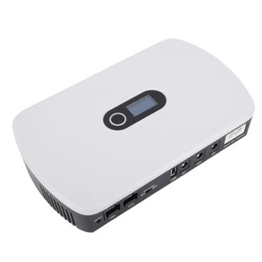 Imagem de Yunseity Fonte de Energia de Backup 10400mAh UPS Backup Backup Power Supply Com 5V 2A USB, 9V 1A 12V 1A Portas DC, Poe 15V 24V 0,6A Saída, para o Smartphone de Câmera Modem do (Plugue nos EUA)