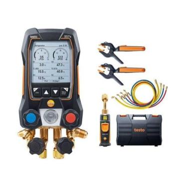 Imagem de Manifold Digital Testo 557s Inteligente com Sondas Wireless De Vacuo e