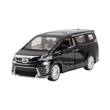 Imagem de Brinquedo Em Escala 1:32 Alloy Alphard Vellfire MPV Com 6 Portas Abert