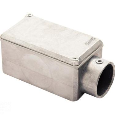 Imagem de Condulete fixo 1.1/2" tipo "E" - com tampa / sem rosca / sem pintura -