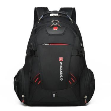 Imagem de Mochila multifuncional impermeável para laptop 39L com porta USB - Lig