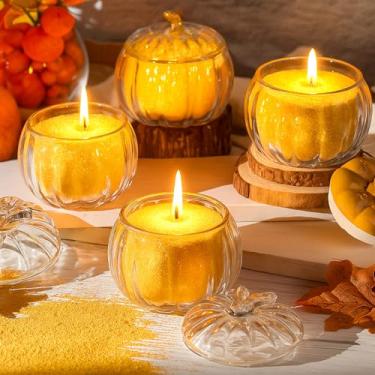 Imagem de Conelist Conjunto de cera de areia perfumada de torta de maçã de 1 kg, kit de refil de velas personalizadas para fabricação de pó, cera de palma, totalmente natural, não tóxica, com 20 mechas para