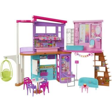 Imagem de Barbie Casa De Férias Malibu Playset Boneca Brinquedo Infantil Complet
