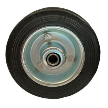 Imagem de Roda Rodinha 412 Maciça Borracha 4 Pol 60kg Rodízio - AJAX